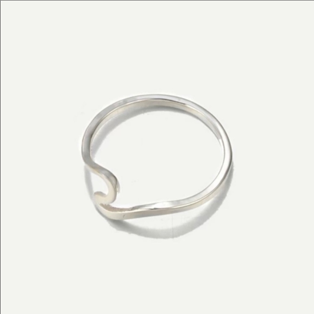Silver Wave Ring - image 3
